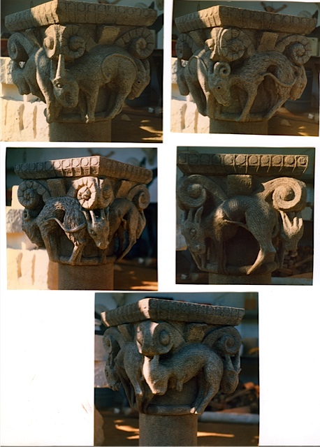 4 - Capitel Románico - piedra granito